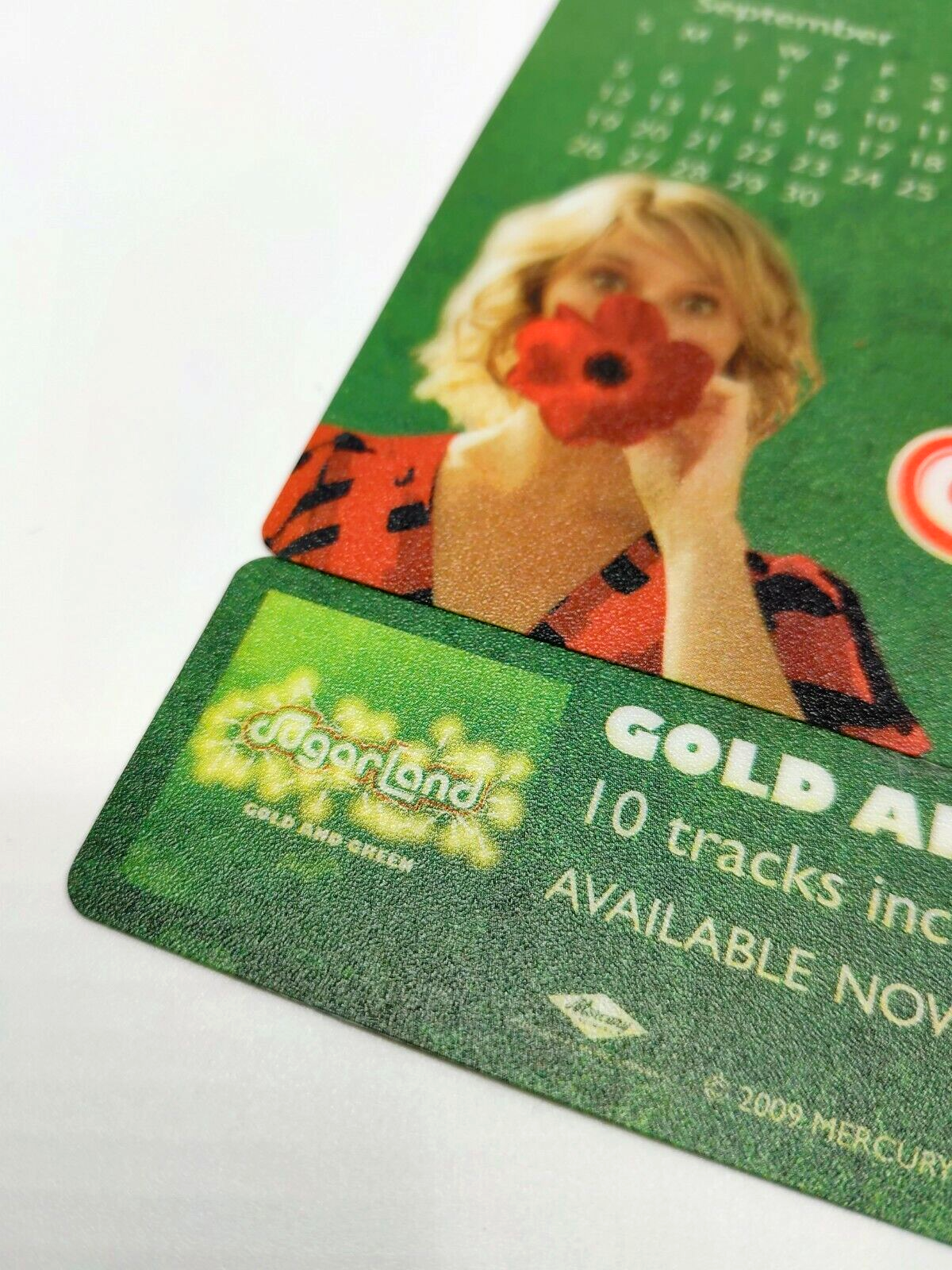 Sugarland Gold and Green 2010 Promo Calendar Sticker Peel-Back Counter Mats  (2) Без бренда - фотография #6