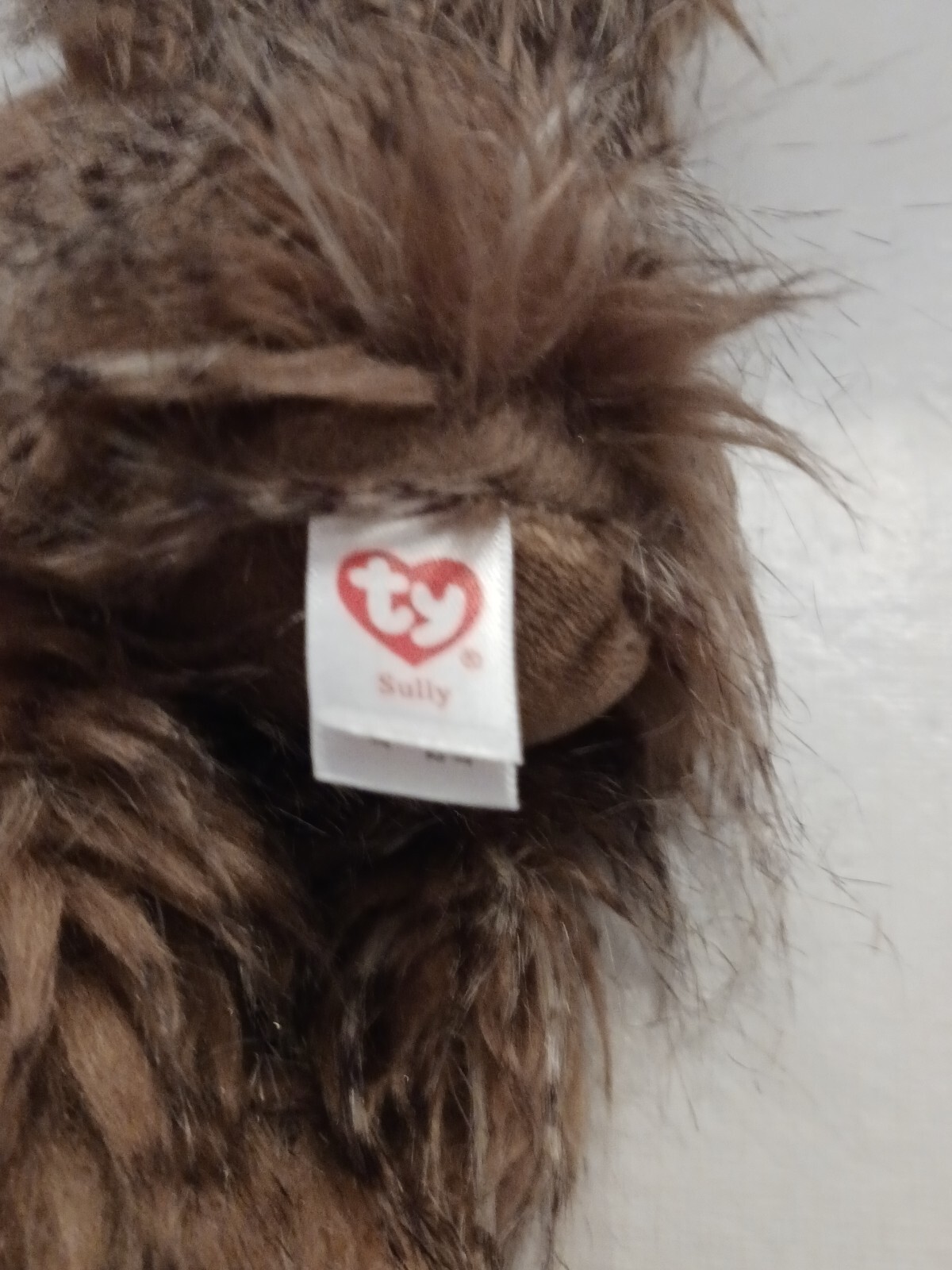 New Ty Beanie Boo Sully Sloth Stuffed Plush Long Hair Glitter Eyes Ty - фотография #9