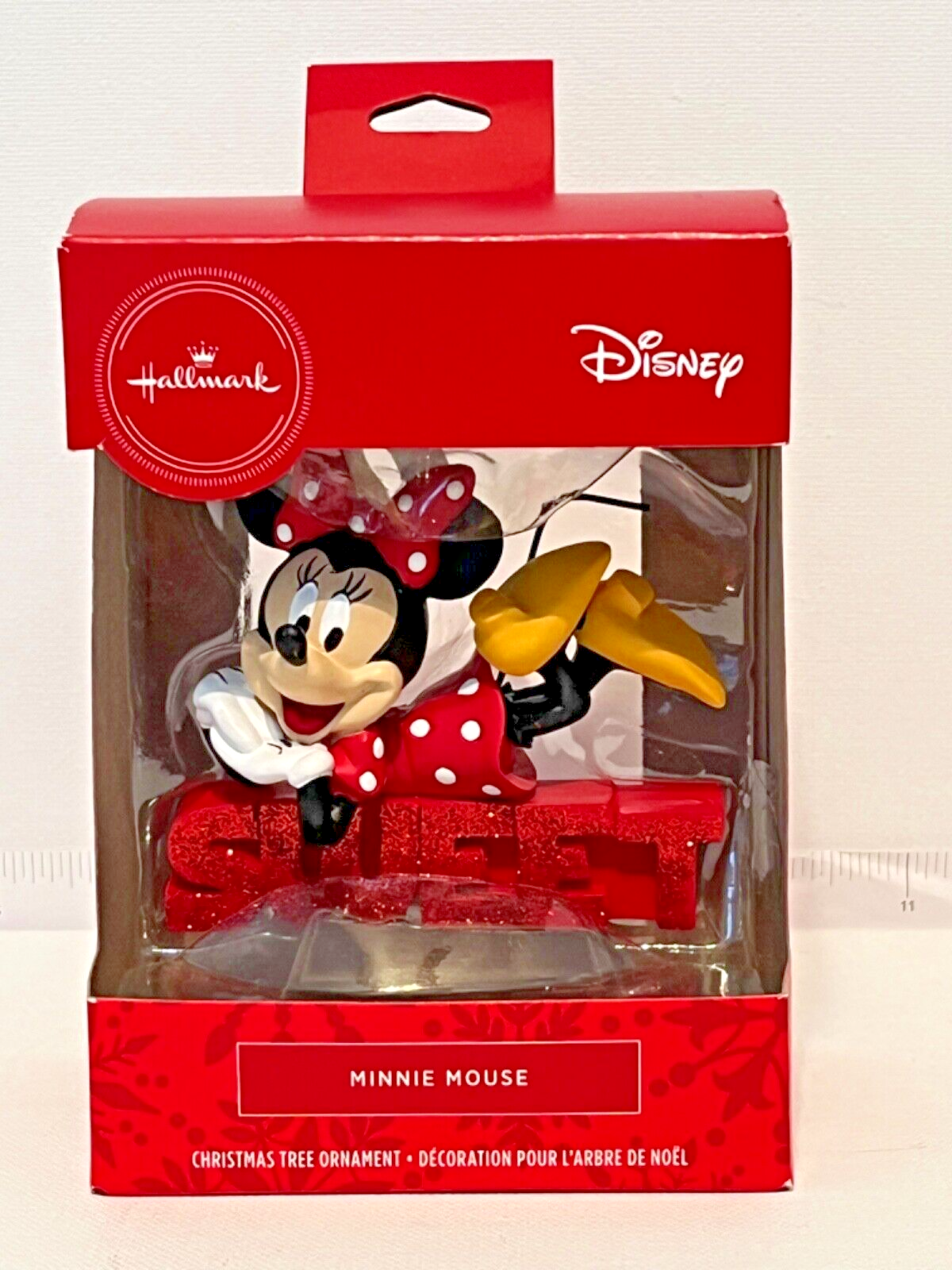 Hallmark Disney Christmas Ornament Sweet Minnie Mouse New In Box Hallmark
