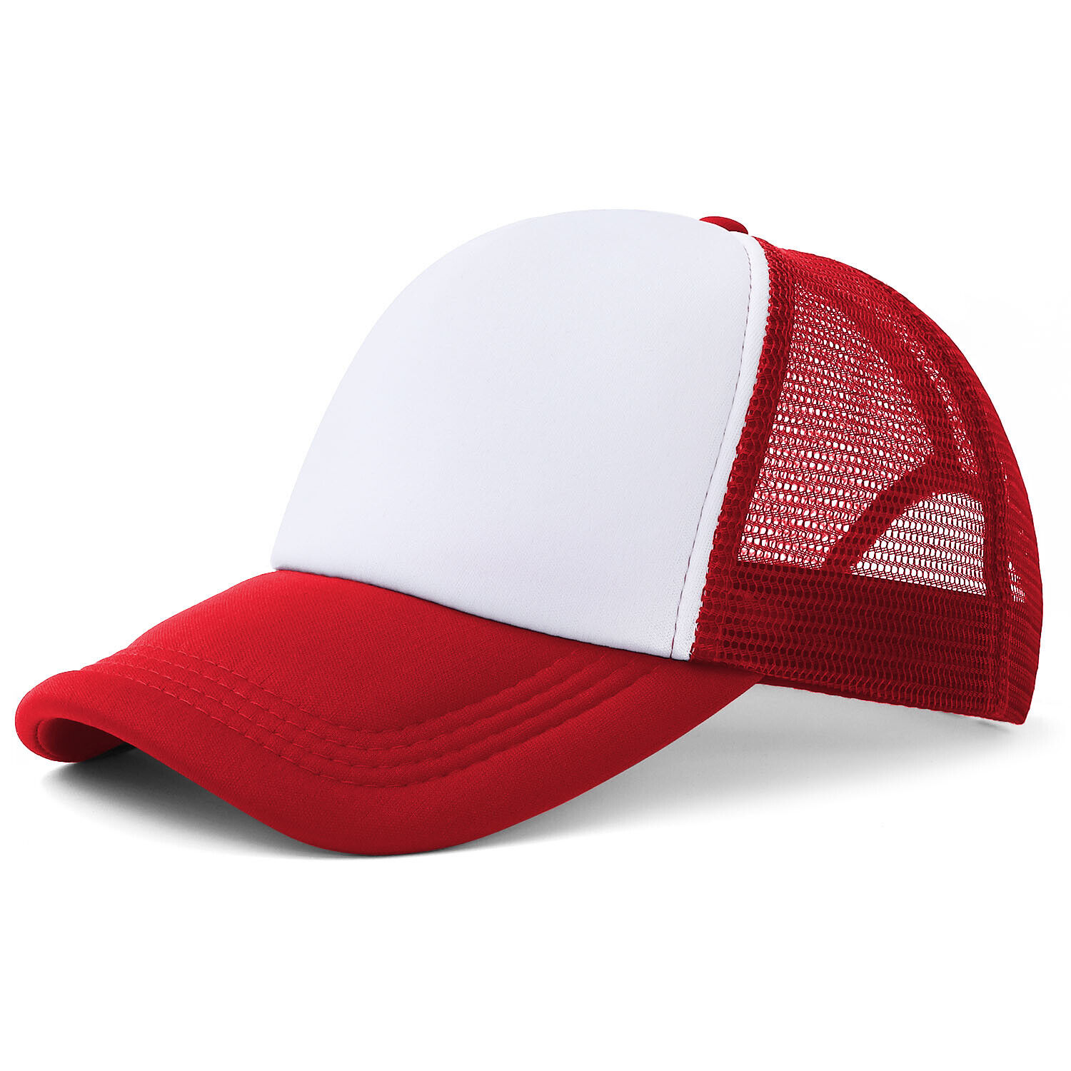 US Stock 10pcs Polyester Mesh Baseball Cap Hat Gray for Sublimation Printing QOMOLANGMA 0163002104806 - фотография #4