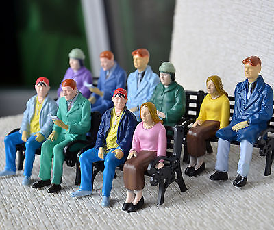 100 pcs G scale Figure 1:22.5 All Seated Painted People Unbranded Does Not Apply