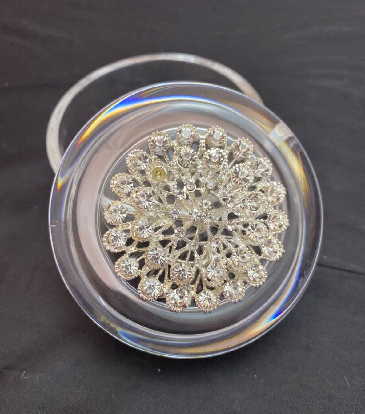 Godinger Studio Crystal Jeweled Covered Trinket Box Без бренда - фотография #6