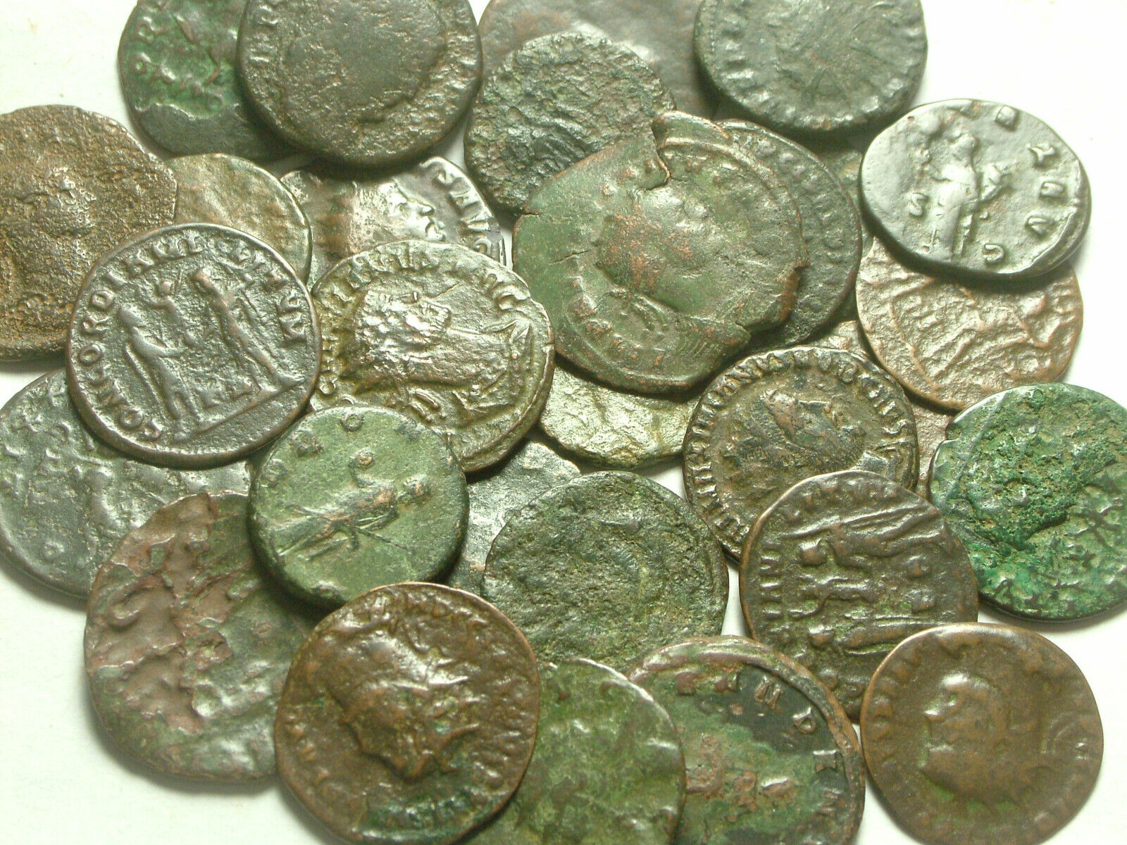 Lot of 3 Rare original Ancient Roman Antoninianus coins Probus Aurelian Claudius Без бренда - фотография #6