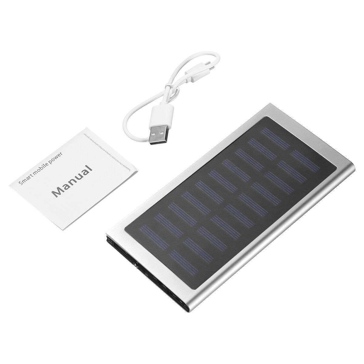 2023 Super USB Solar Power Bank Fast Charging External Backup Battery Charger Unbranded - фотография #12
