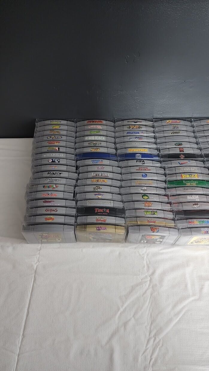 Complete Nintendo 64 Video Game Collection Set All 296 North American N64 Games Без бренда Nintendo 64 - фотография #12