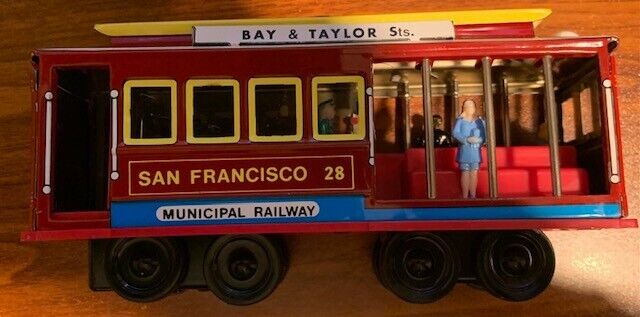 San Francisco Bell Ring Red Metal Cable Car Bay and Taylor New Free Shipping Без бренда - фотография #2