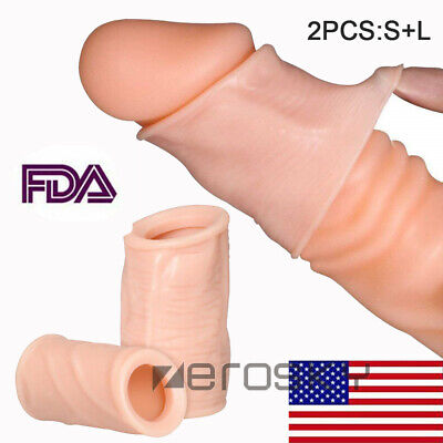 2PCS Penis Glans Foreskin Phimosis Curing Correction Ring For Man Supplement Kit Zerosky Does not apply