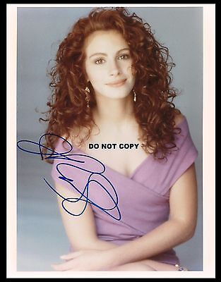 JULIA ROBERTS 8X10 AUTHENTIC IN PERSON SIGNED AUTOGRAPH REPRINT PHOTO RP  Без бренда