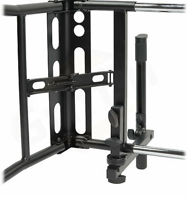 Keyboard Stand DJ Workstation Table Top Piano Holder 2-Tier Double Studio Mount Griffin MD-XX-396A - фотография #7