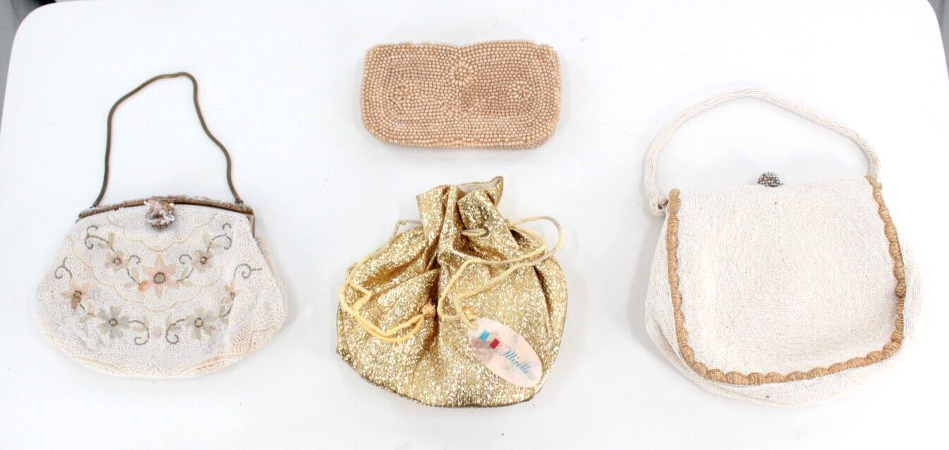 Vtg Women's Purse Lot Of 18 Hand Bags 30s To 50s Era 1930s 1950s Purses Unbranded - фотография #10