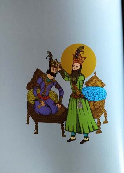 HUGE Shahnameh Epic of Persian Kings Persian Miniatures Feraydun Rostam 977AD Без бренда - фотография #6