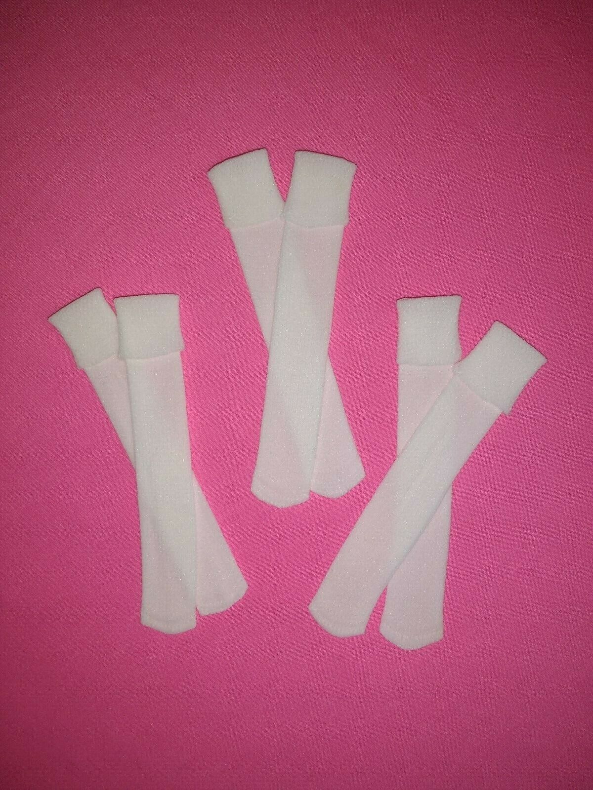 3 PAIRS of ACRYLIC SOX SOCKS for 7-8" VOGUE GINNY, MUFFIE, VIRGA, Mme ALEXANDER My Vogue Ginny - фотография #5