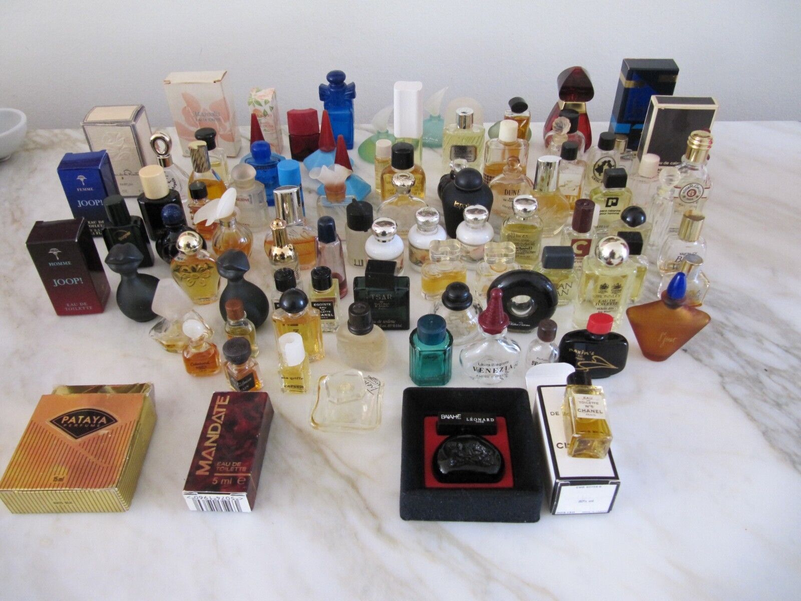 Lot of 90+ Vintage Mini Perfume Parfum Bottles (used) Multiple Brands does not apply