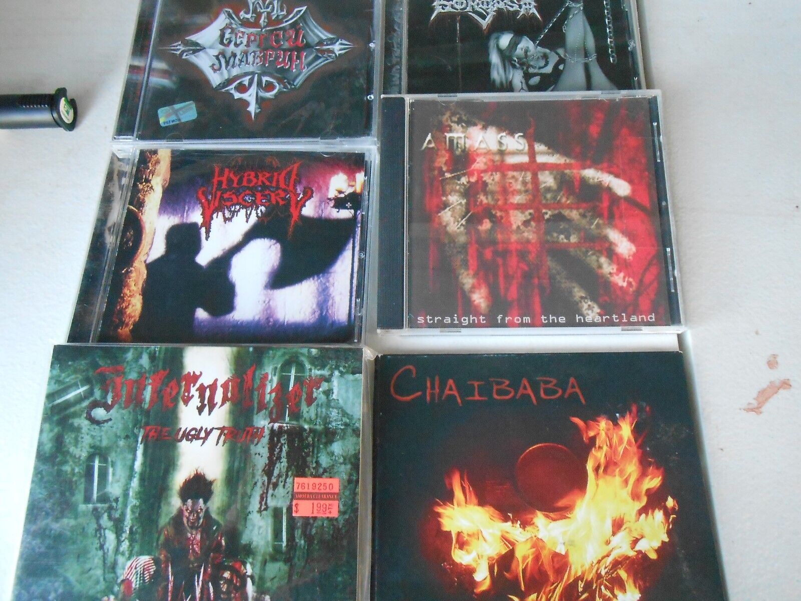 6 CD LOT METAL-DEATH GRIND-MELODIC-AND POWER Без бренда