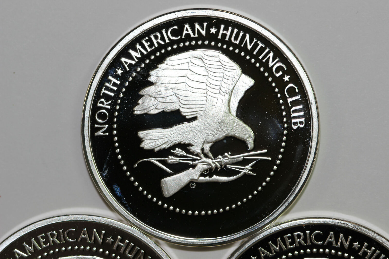 3 Non Silver North American Hunting Club Super Slam Rounds Mint State (NUM6458) Без бренда - фотография #6