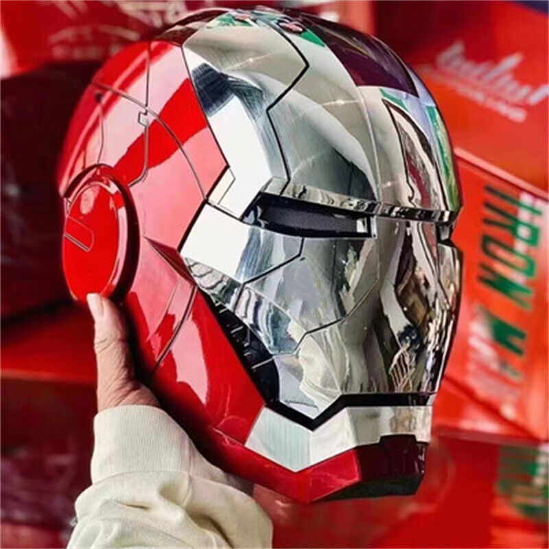 Autoking Iron Man MK5 Helmet 1/1 Scale Voice Control Wearable Christmas Props Без бренда Iron Man