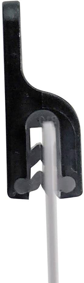 10 Pack - Black Gripper Card Holder Clamp - for Standard Thickness ID Badge Specialist ID 5710-3050-Q10-AAB - фотография #4