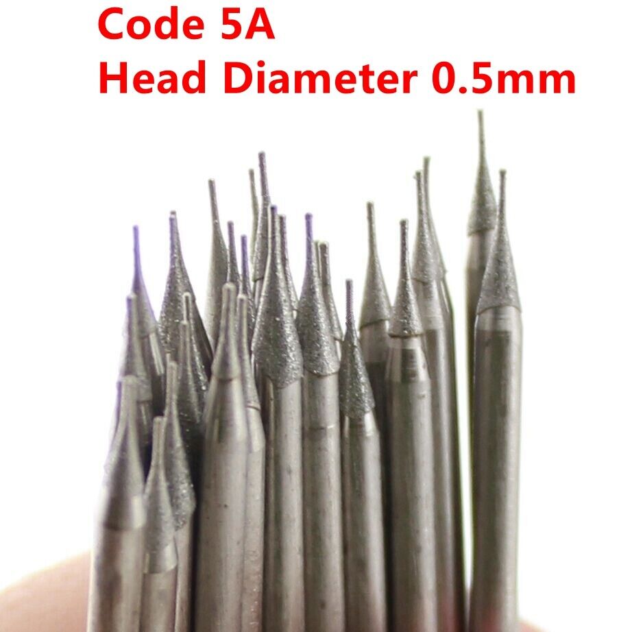 30Pcs 0.5 0.8mm Diamond Drill Bits Set Micro Hole Saws Lapidary Tools for Stone JINGLING - фотография #4