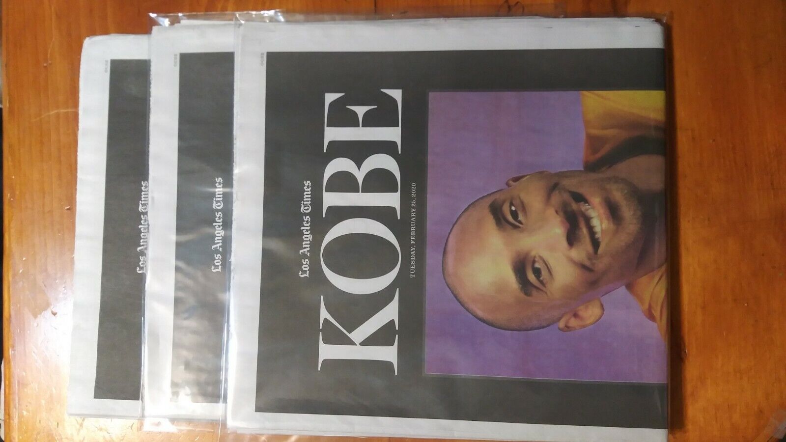 Kobe Bryant FAST SHIPPING!  LA TIMES 2/25/20 24-PAGE TRIBUTE LAKERS ORIGINAL Без бренда - фотография #3