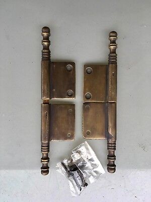 4 lift off Brass DOOR french small hinges old age style restoration heavy 5" B Без бренда - фотография #2