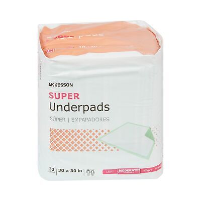 300 McKesson Incontinence Underpads Moderate Absorbency Disposable 30" x 30" McKesson UPMD3030 - фотография #3