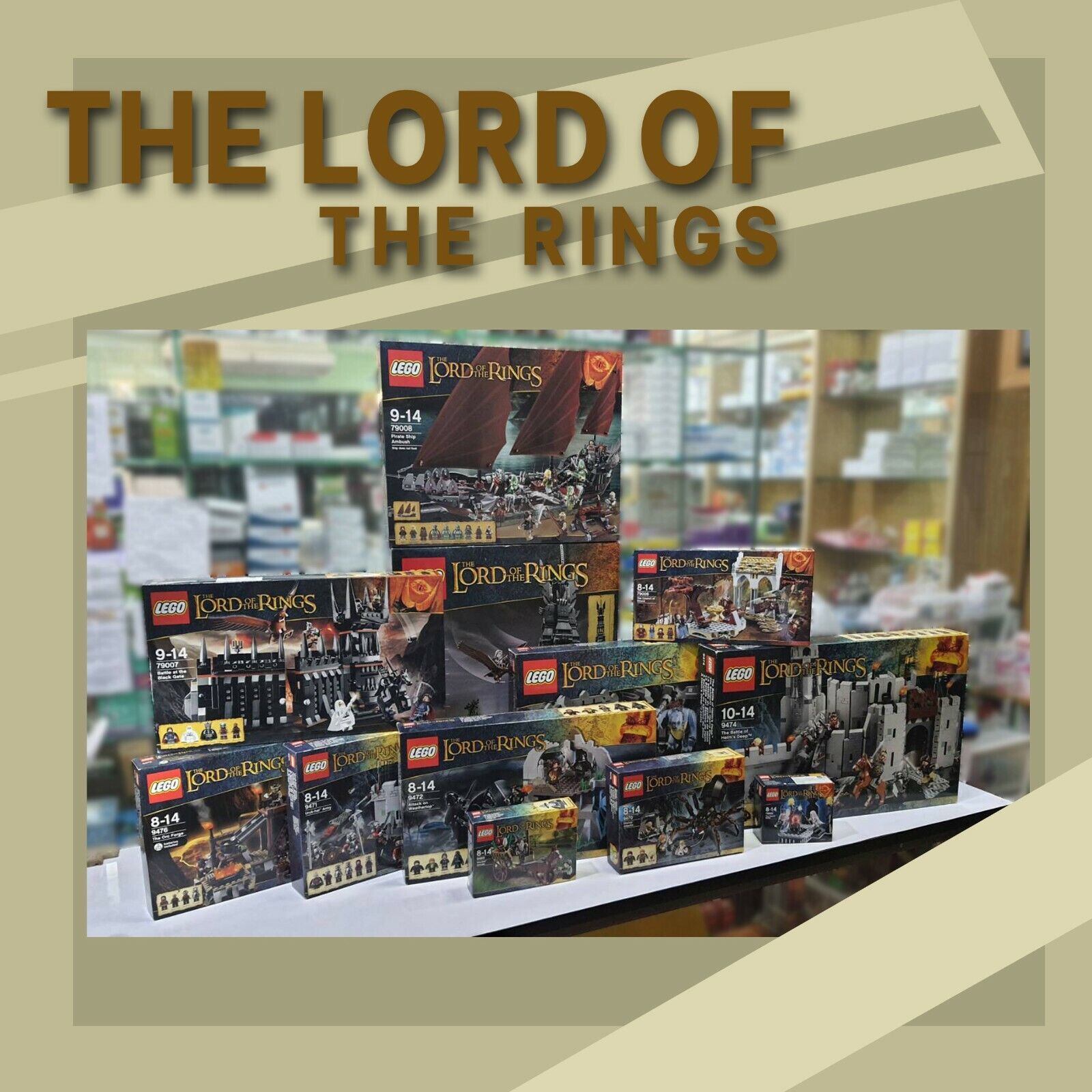 LEGO: The Lord of the Rings brand-new, unused, unopened item Complete Set 12 box LEGO