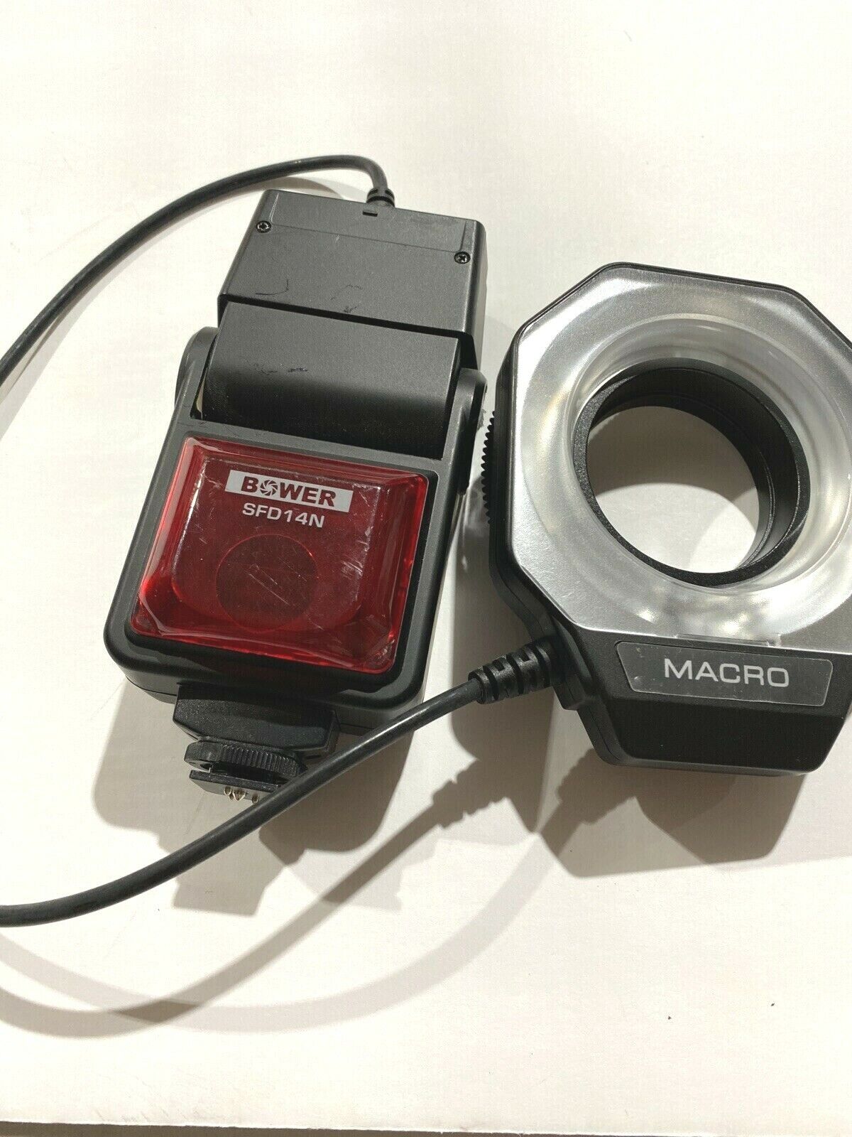Bower SFD 14N Digital Macro Ring Flash for Nikon Digital SLR Cameras USED Bower SFD 14N