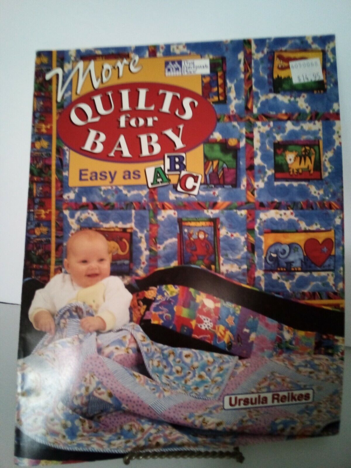 Lot of 2 Baby Quilting Books ~ More Quilts for Baby & Taddpole Quilts for Baby Patchwork Place & Leisure Arts - фотография #2