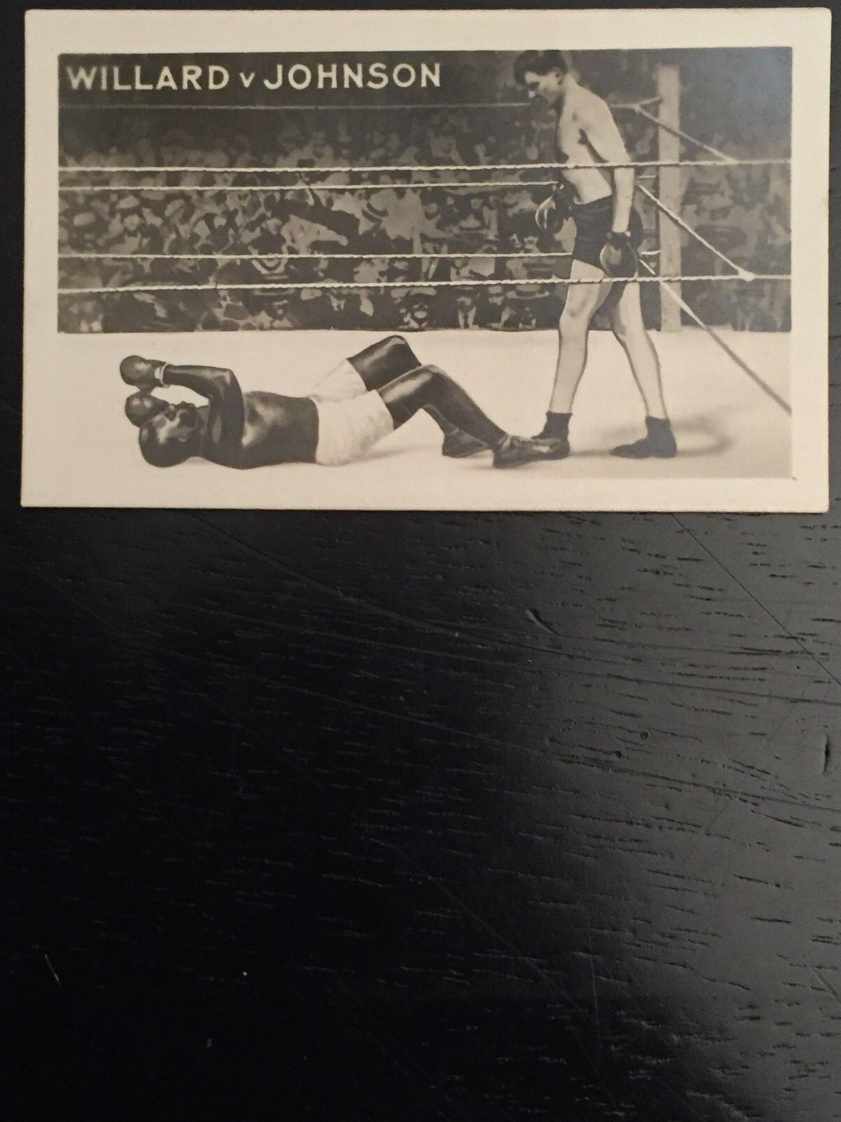 1923 the Rocket Famous Knock-Outs Vintage Boxing Card Jack Johnson #11 NM-MINT!! Без бренда