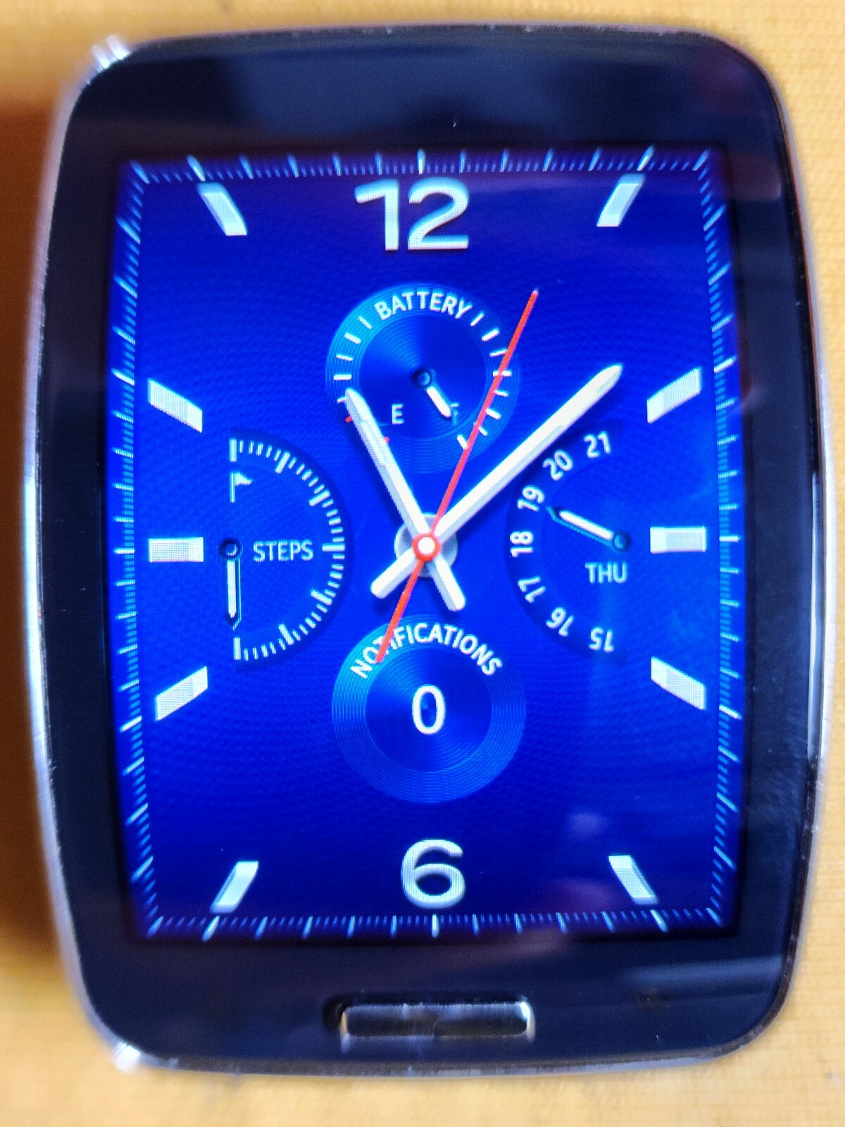 Samsung Galaxy gear S SM-R750v 51mm Curved AMOLED black Smart Watch bluetooth  Samsung # 237b - фотография #2