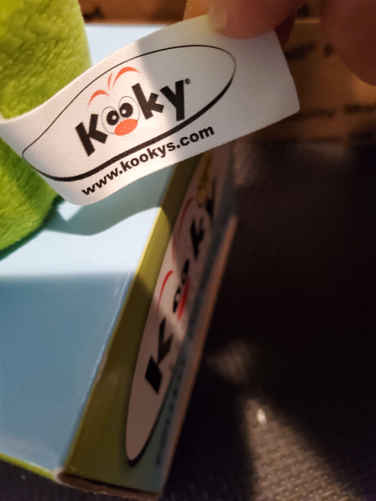 Kooky Kuddler Kooky's LARGE Bean Bag Toy COLLECT Buddy 142 Krew 19 24" Green Kooky - фотография #9