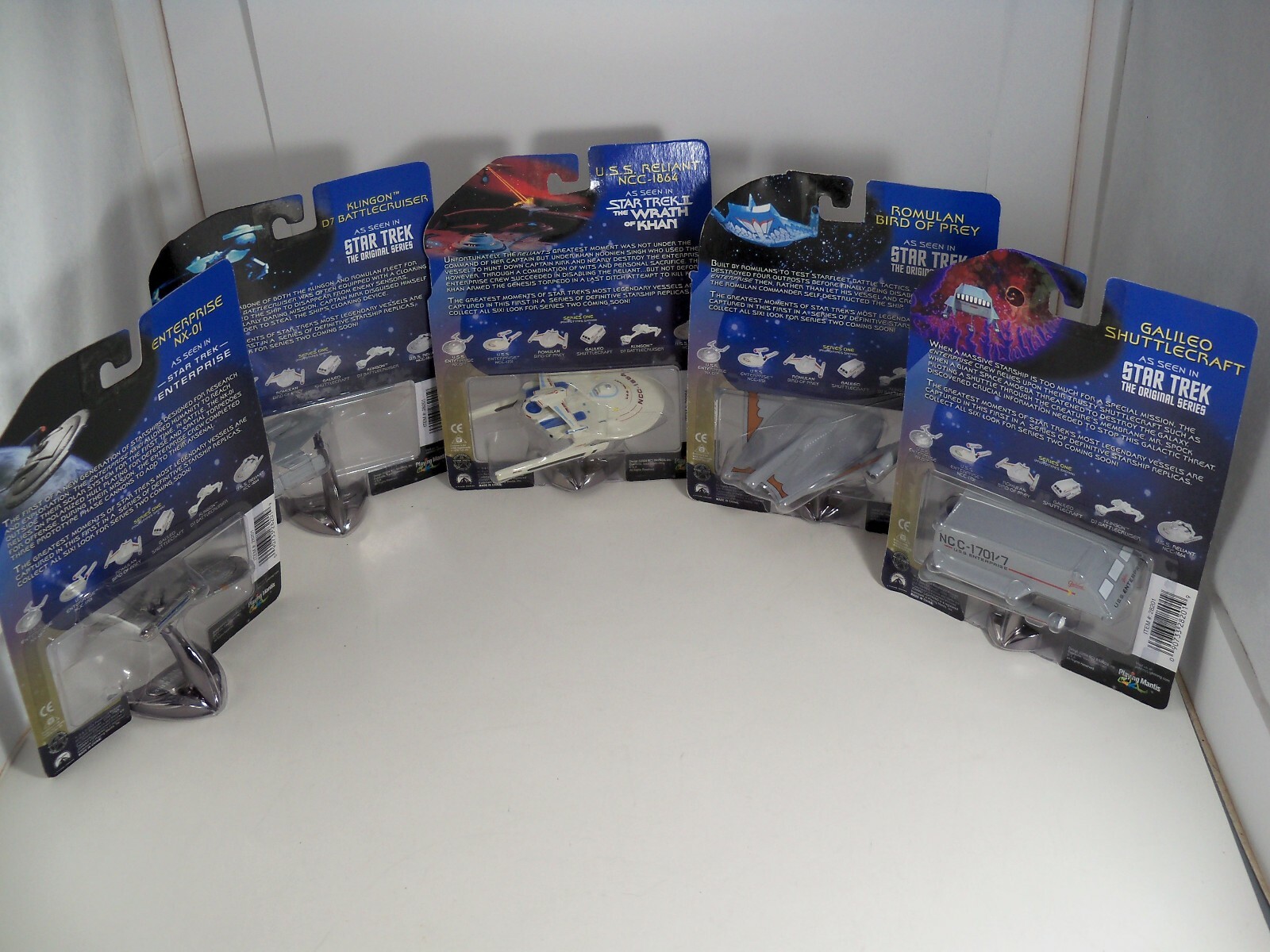 Johnny Lightning Legends of Star Trek Series 1 Set Lot of 5 Ships NEW Johnny Lightning - фотография #7
