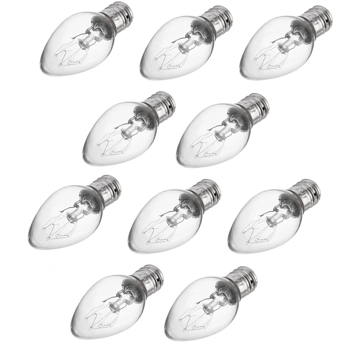 10 Pack 15 Watt Scentsy Plug-in Wax Warmer Night Light Diffuser C7 Bulbs Lamps Housmile - фотография #10