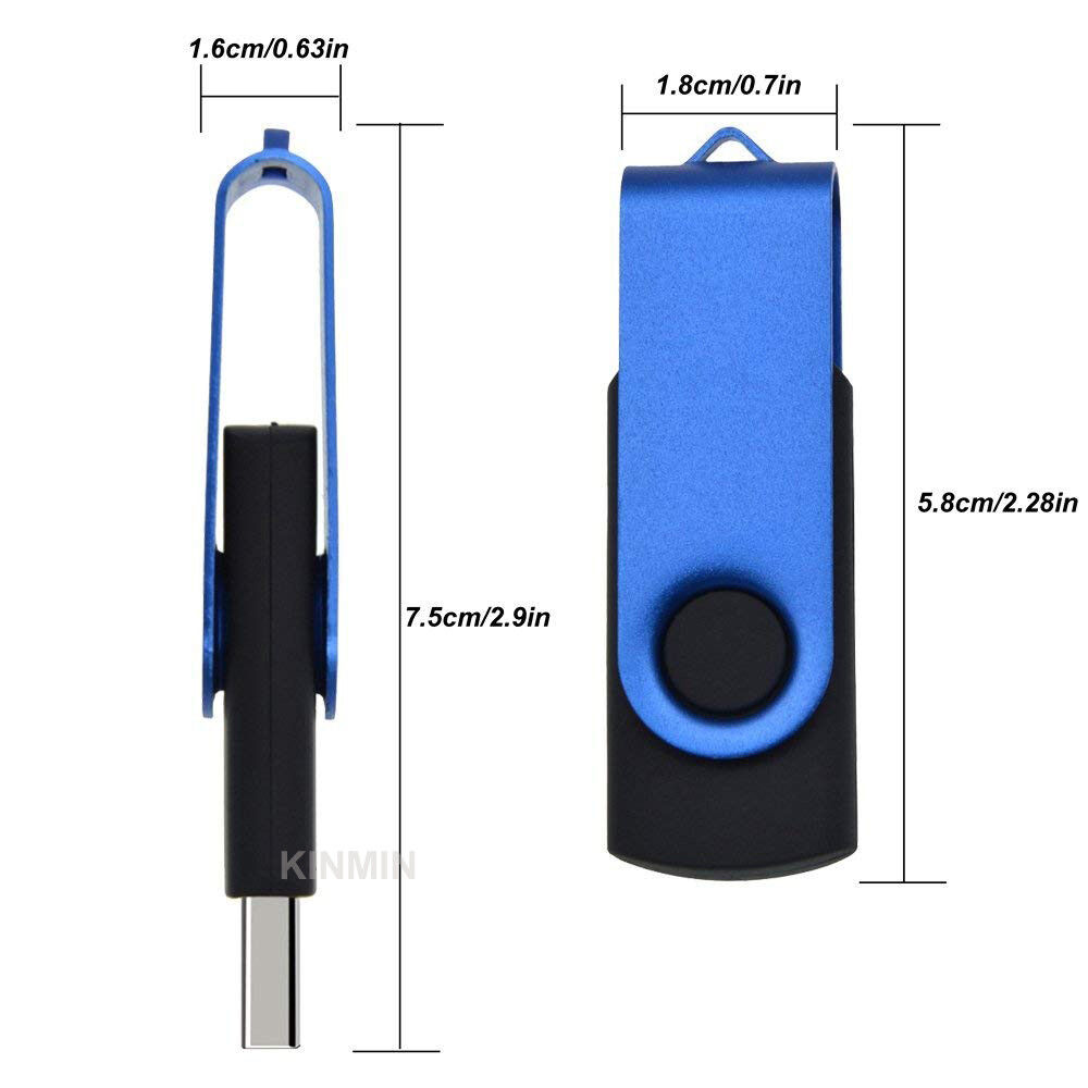 Lot 10 32GB Swivel USB 3.0 Flash Drive 32G Pen Drive Thumb Jump Memory Bulk Pack KINMIN - фотография #6