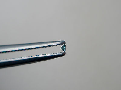 Blue natural diamond loose faceted round 1.5mm pinnaclediamonds - фотография #4
