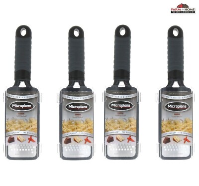 4 Microplane Coarse Grater Black ~ New Microplane 5314