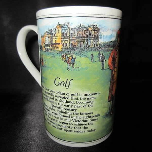Collectable Golf Souvenir Coffee Mugs/Cups (2) Scotland & Malaysia Без бренда - фотография #9