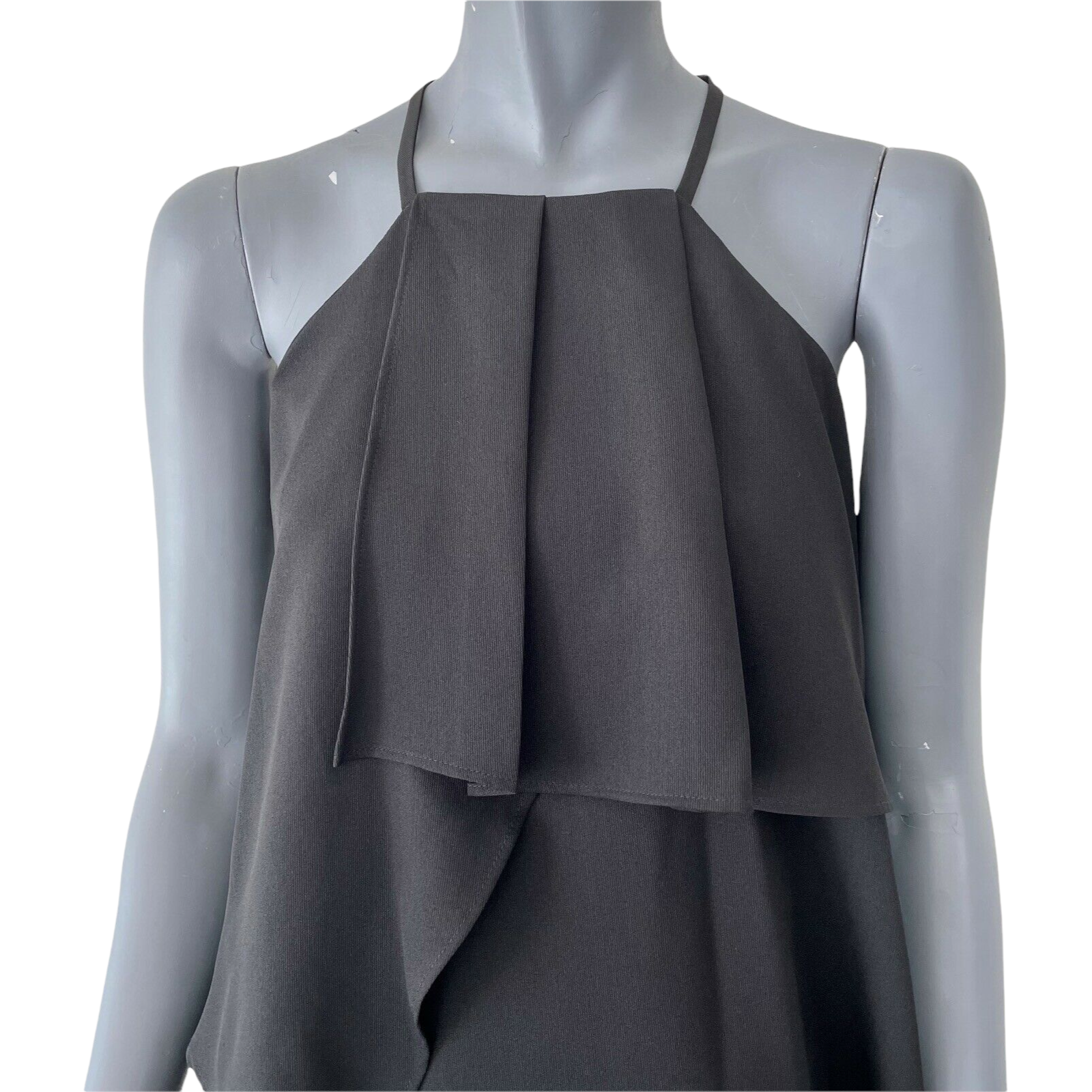 Adelyn Rae Womens Strappy Back Layered Dress Mini Sleeveless Slip Shift XS New Adelyn Rae - фотография #4