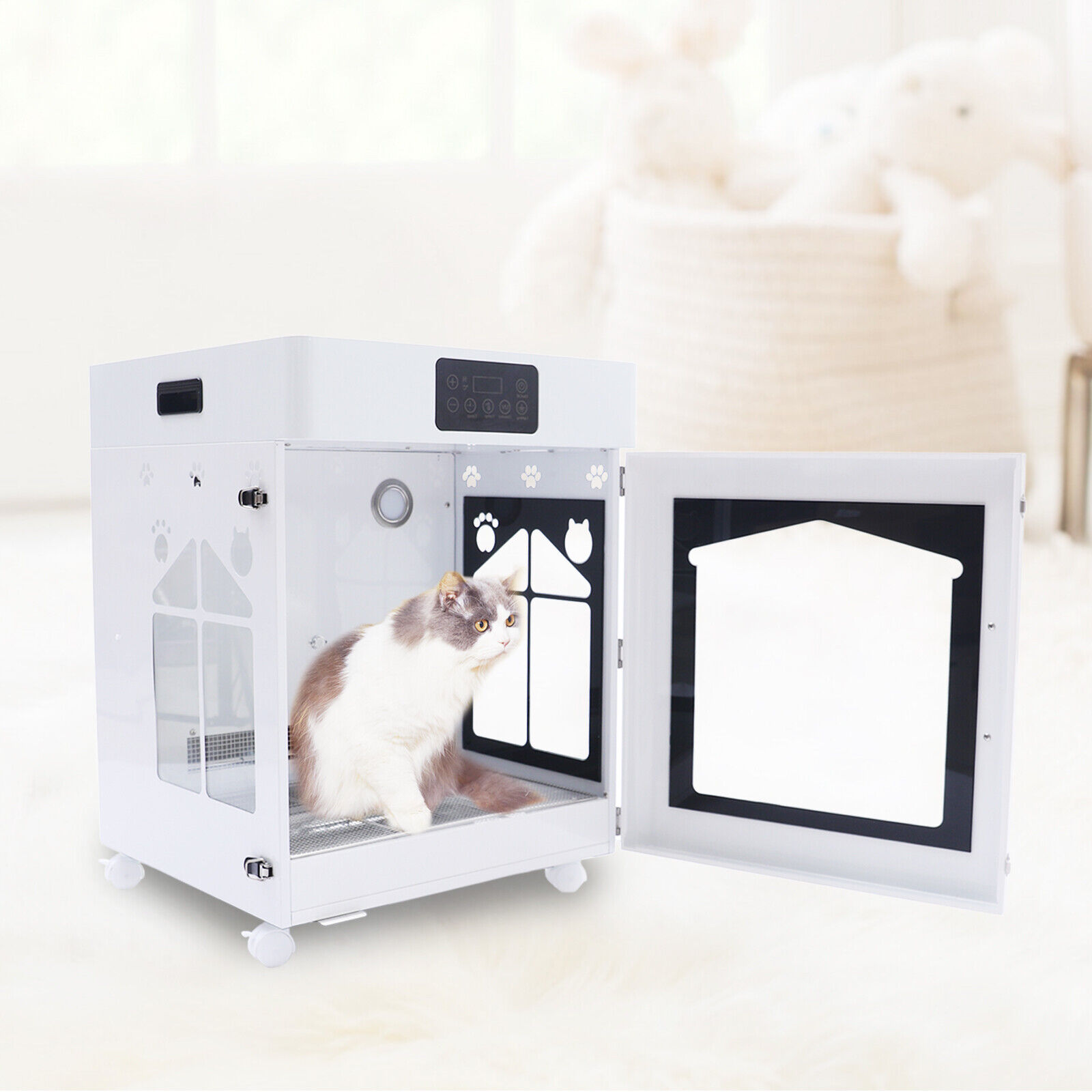 Intelligent Pet Hair Dryer Box Blow Dryer fit: Cats and Small Dogs Drying Blower Unbranded n/a