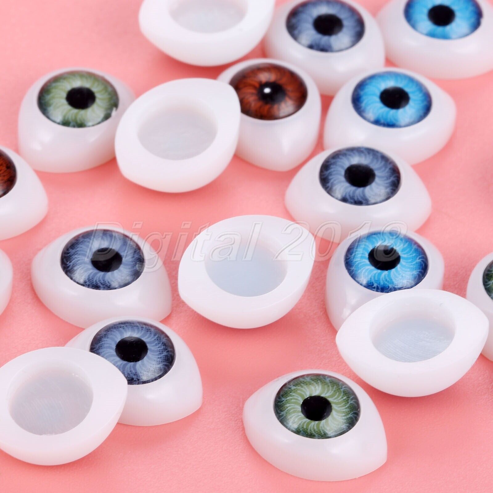 100Pcs 0.47"*0.63" Safety Doll Eyes Toys For Doll Making Eyes Doll Accessories Unbranded Does Not Apply - фотография #9
