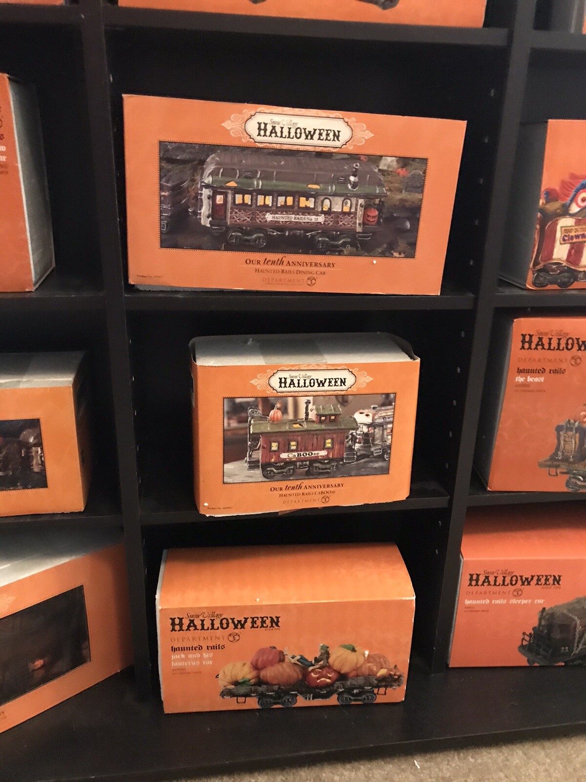 Dept 56 Halloween Haunted Rails ENTIRE COLLECTION! 38 Pc Lot MINT Department 56 - фотография #7