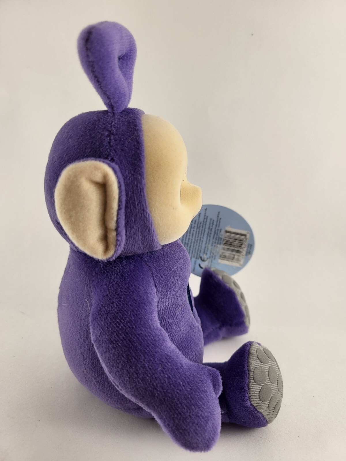 NEW Eden Teletubbies Flocked Faced Tinky Winky Purple 7” Plush 1990s Toy NWT Eden - фотография #8