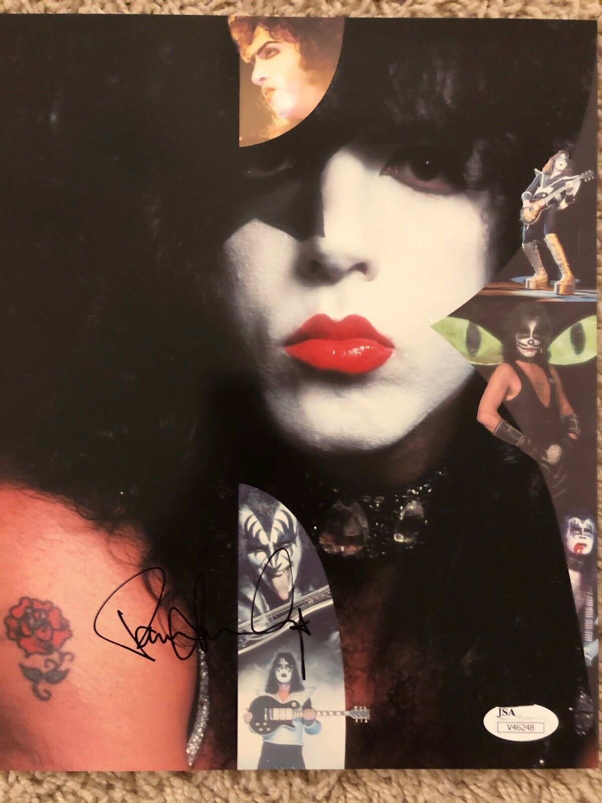 KISS individual photo signed by Gene Simmons and Paul Stanle (4 pictures) JSA Без бренда - фотография #4
