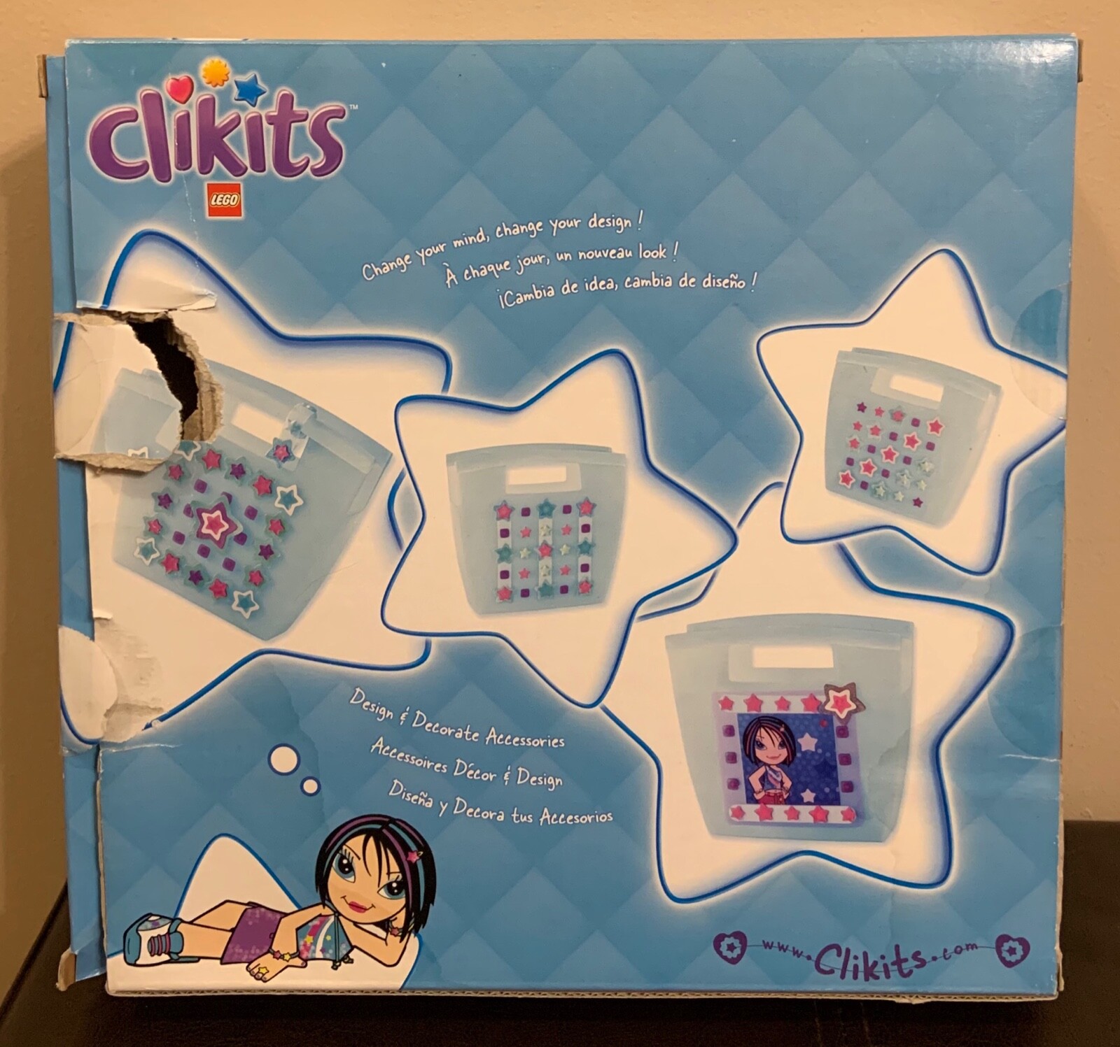 Clikits Lego Trendy Totes Sky Blue 7512 New Fast Ship LEGO 7512 - фотография #7