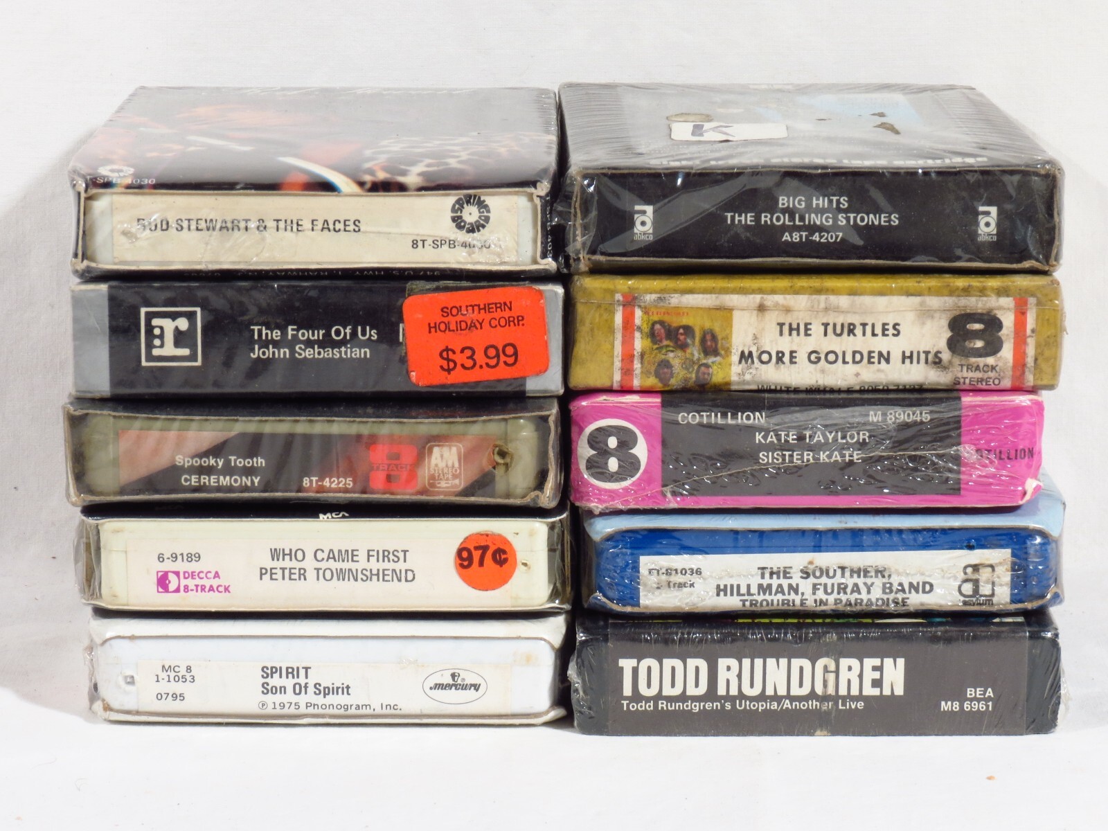 LOT (#2) of 20 US 8-Track tapes STILL SEALED - Rock, Soul, Folk, Jazz Без бренда - фотография #3