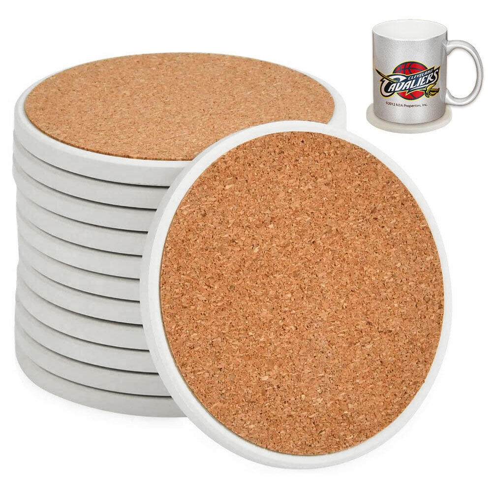 144 Pack 4.25 Inch Sublimation Blanks Round Ceramic Tiles Coasters Blank CALCA 0163003269200 - фотография #3