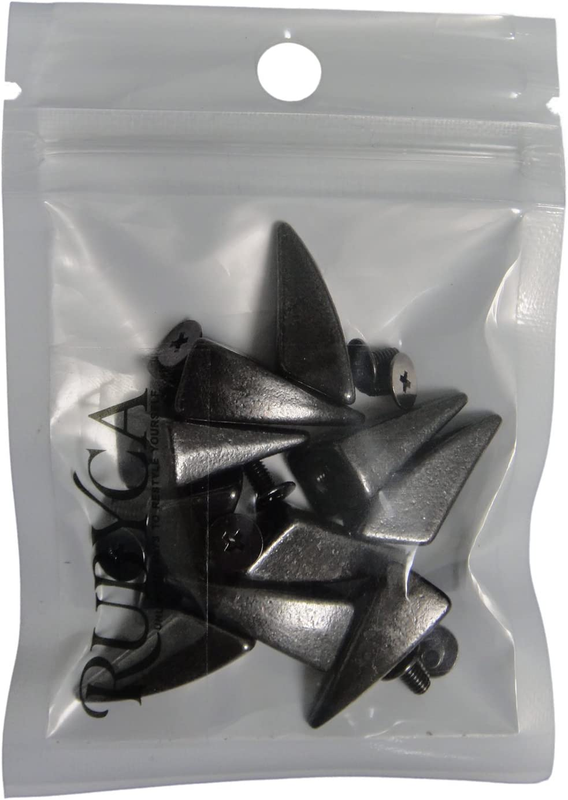 17MM 5Pcs Dragon Claw Spike & Studs - Black Gunmetal Screw-Back Does not apply - фотография #5