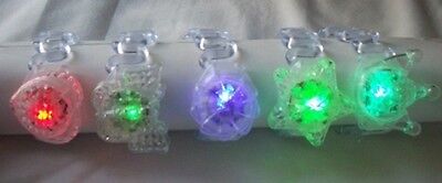12 pcs Flashing Bracelet Wristband with Multi Color LED Light Party Favor Supply Unbranded