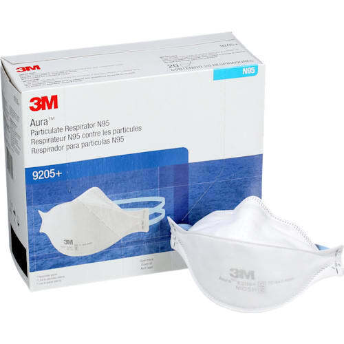 3M N95 Aura 9205+ 20 MASKS NIOSH Approved N95 Particulate Respirator Face Masks 3M 9205+ - фотография #6