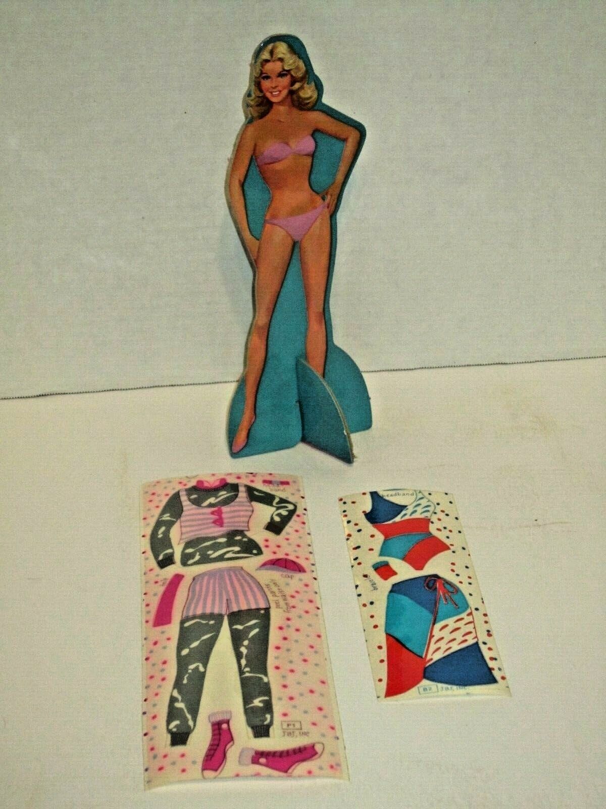 Lot Of 4 Vintage 1983 Stuck On Bonnie Doll & Sticker Clothing Packages JBJ - USA Stuck On Bonnie - фотография #3